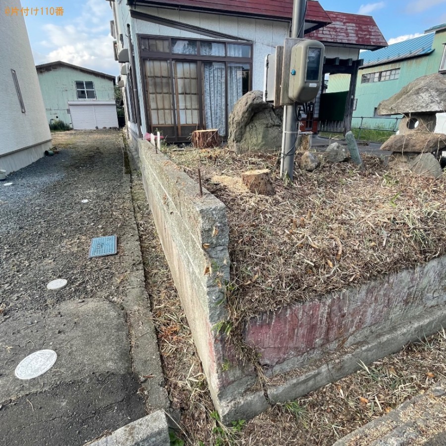 【大館市古川町】木の伐採、剪定と草むしりご依頼　お客さまの声