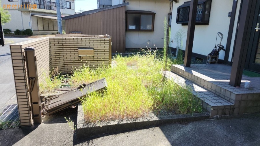 【岡山市南区】草抜きのご依頼　お客様の声