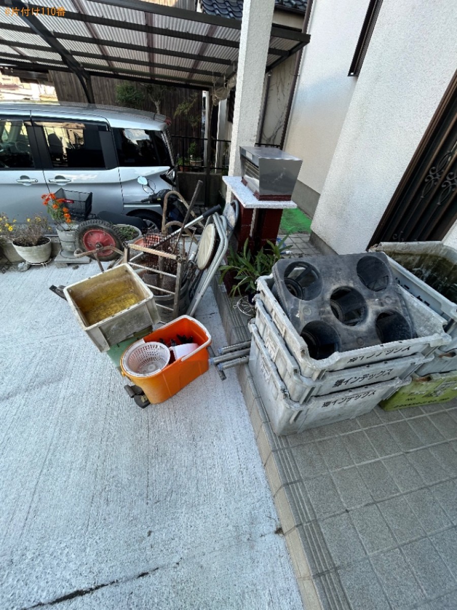 【岡山市東区】冷蔵庫や一輪車などの不用品回収ご依頼　お客様の声