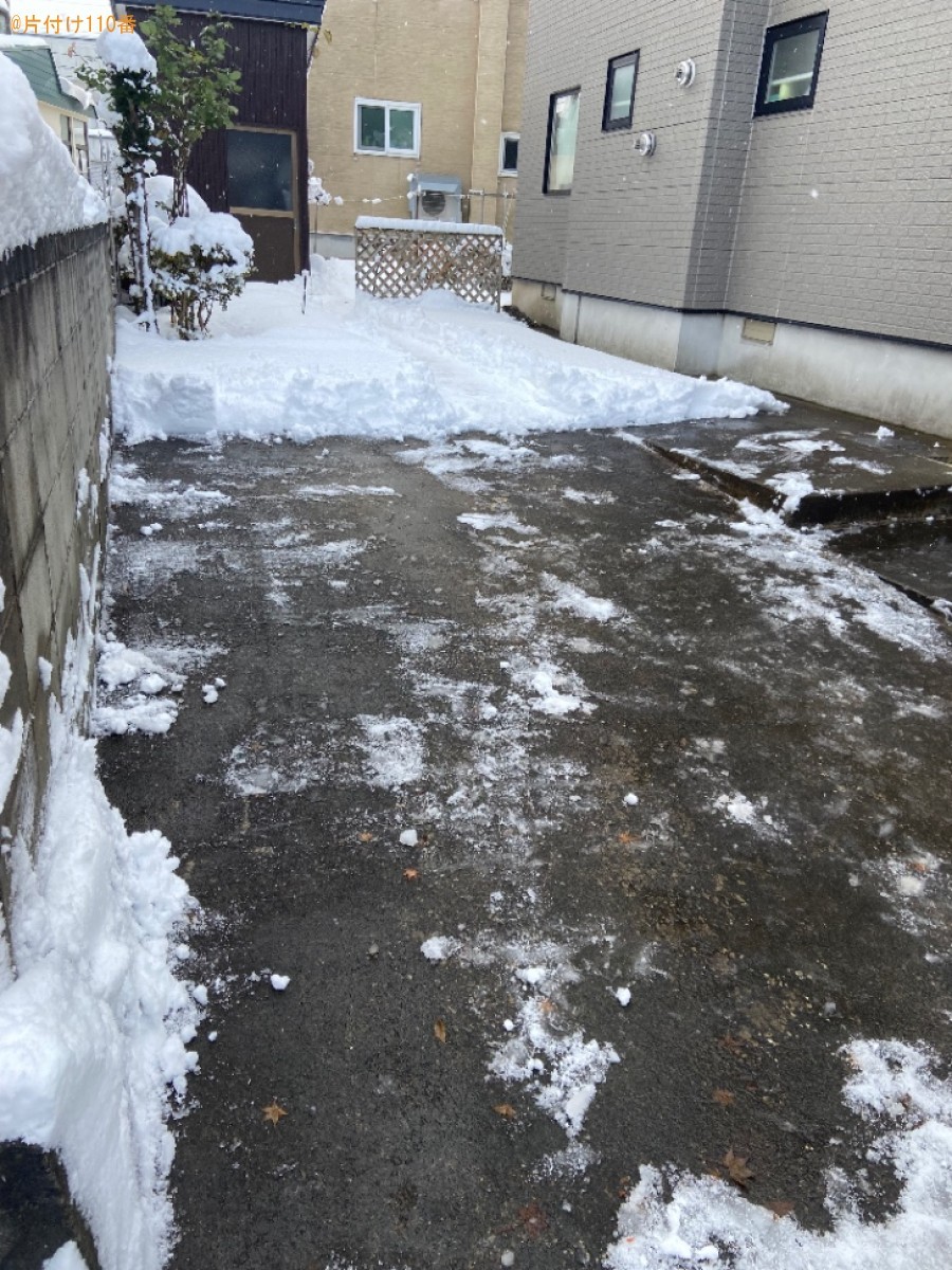 【青森市】除雪作業ご依頼　お客様の声