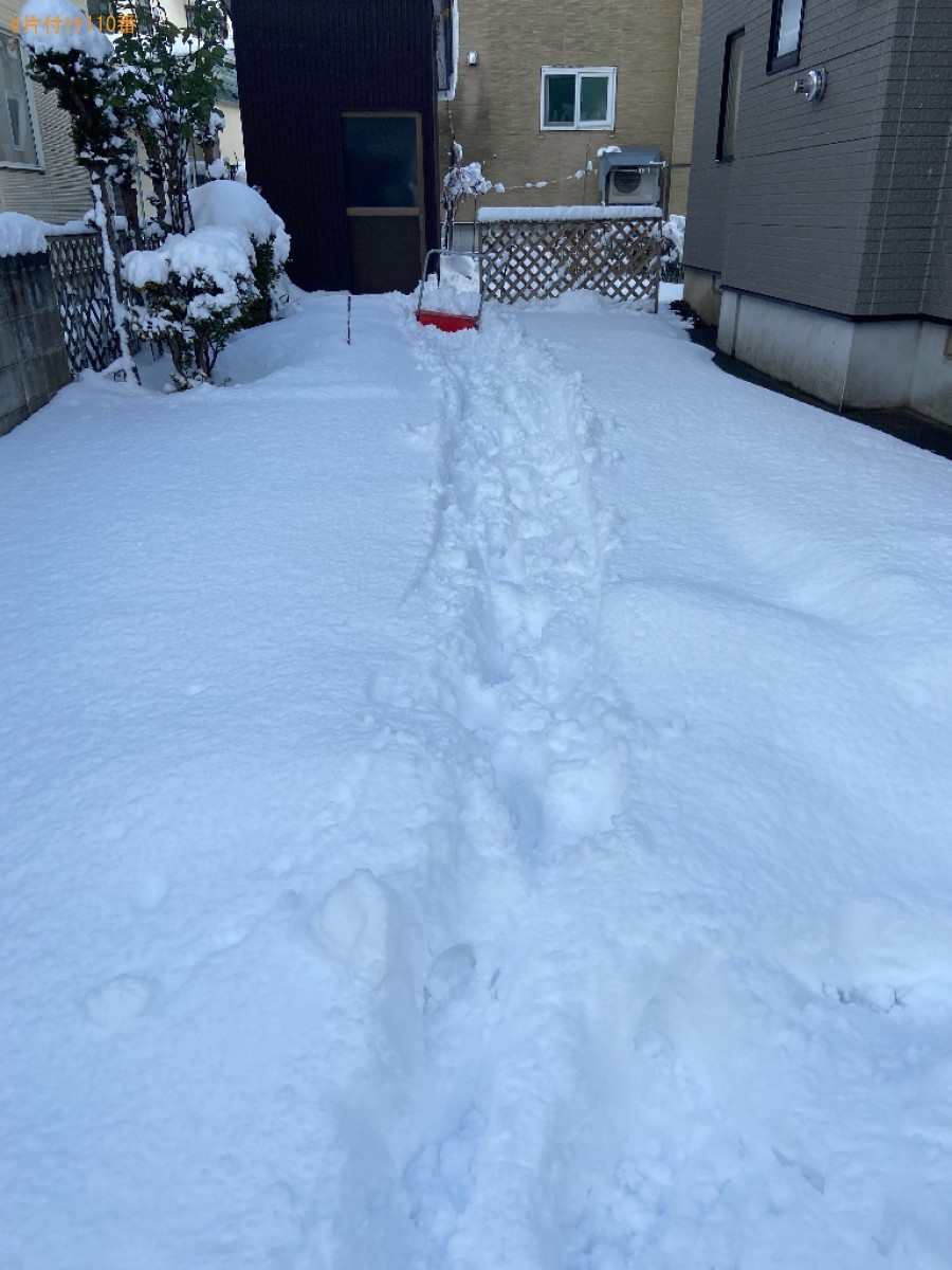 【青森市】除雪作業ご依頼　お客様の声