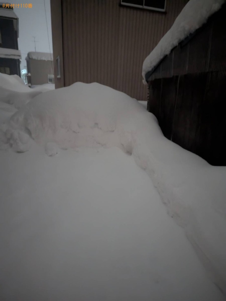 【青森市】排雪のご依頼　お客様の声