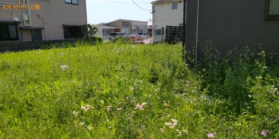 【三条市林町】庭の草刈りご依頼　お客さまの声