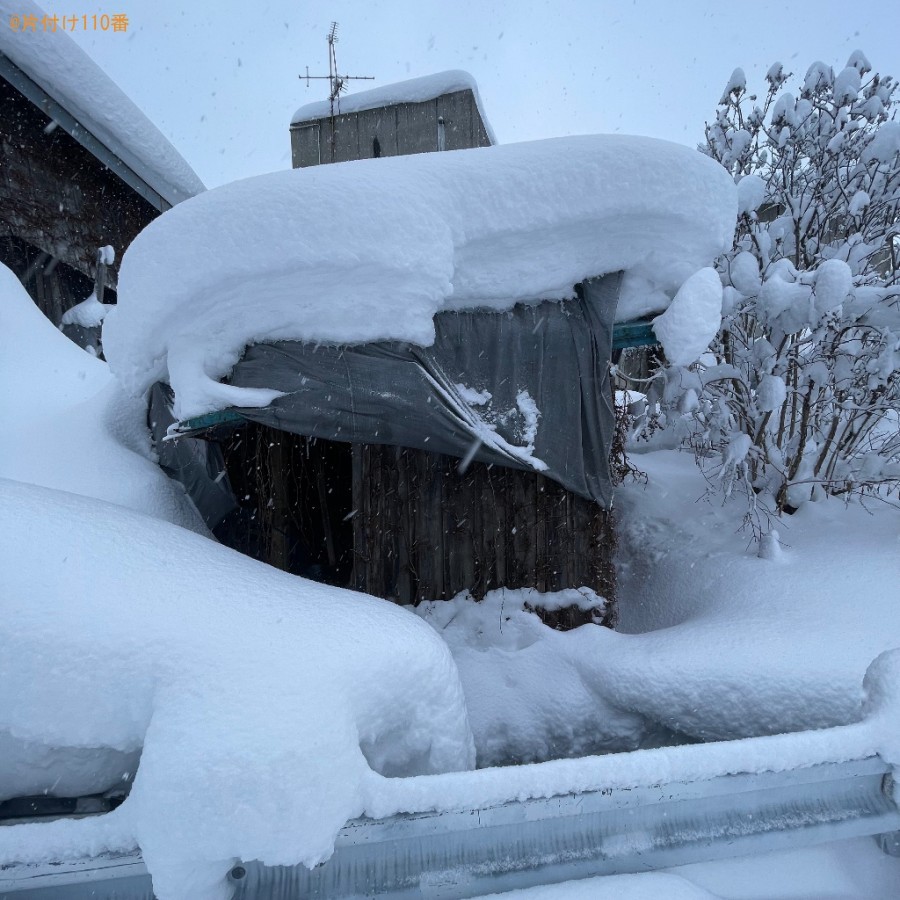 【弘前市】小屋（木製）撤去処分ご依頼　お客様の声