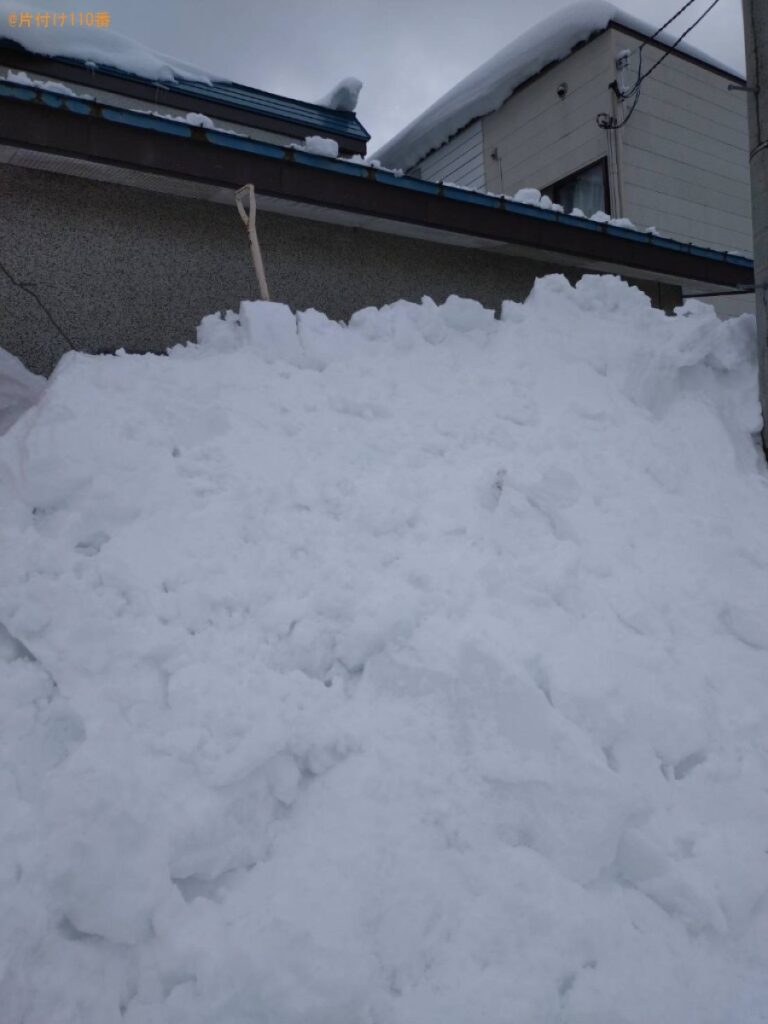 【青森市】雪対応ご依頼　お客様の声