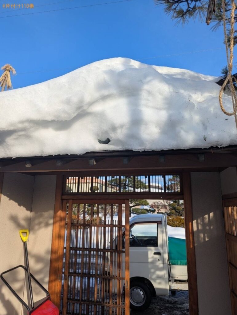 【弘前市】雪対応のご依頼　お客様の声