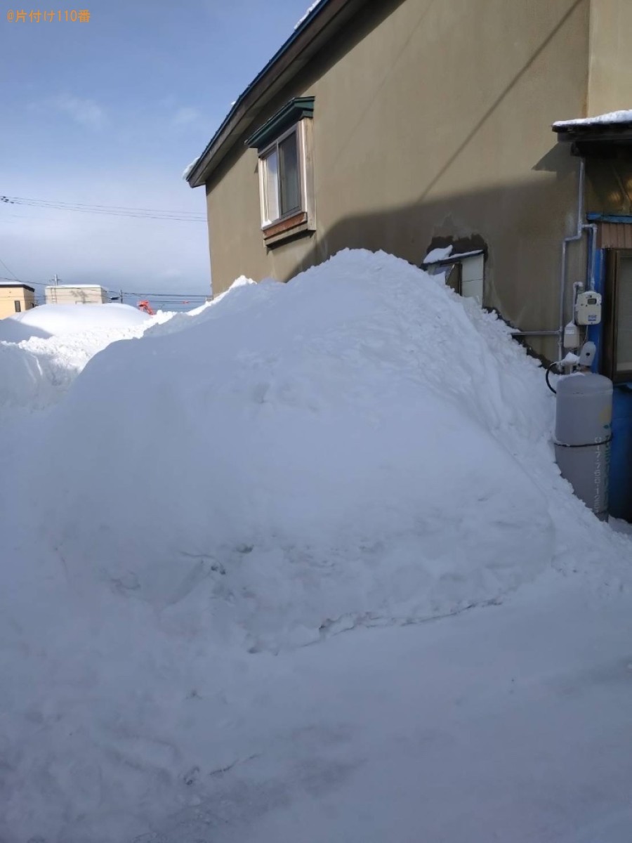 【青森市栄町】雪対応をご依頼　お客様の声