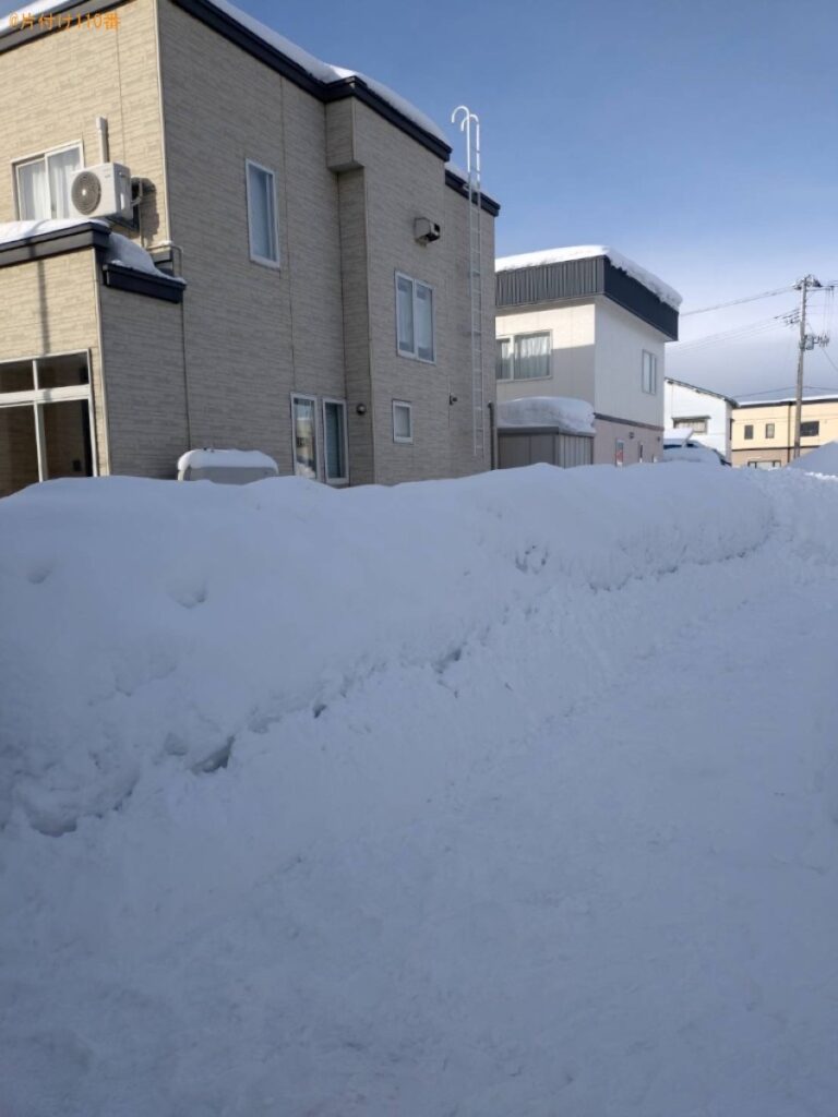 【青森市栄町】雪対応をご依頼　お客様の声