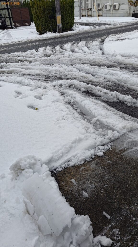 【燕市】雪対応をご依頼　お客様の声