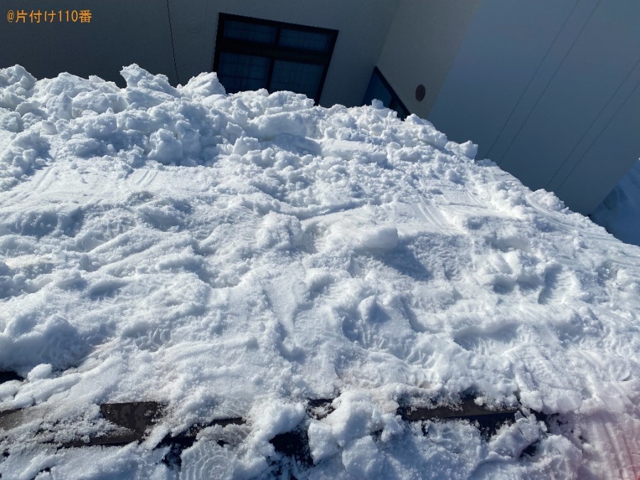 【弘前市禰宜町】雪対応をご依頼　お客様の声