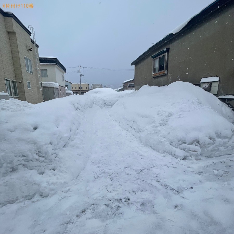 【青森市港町】雪対応のご依頼　お客様の声