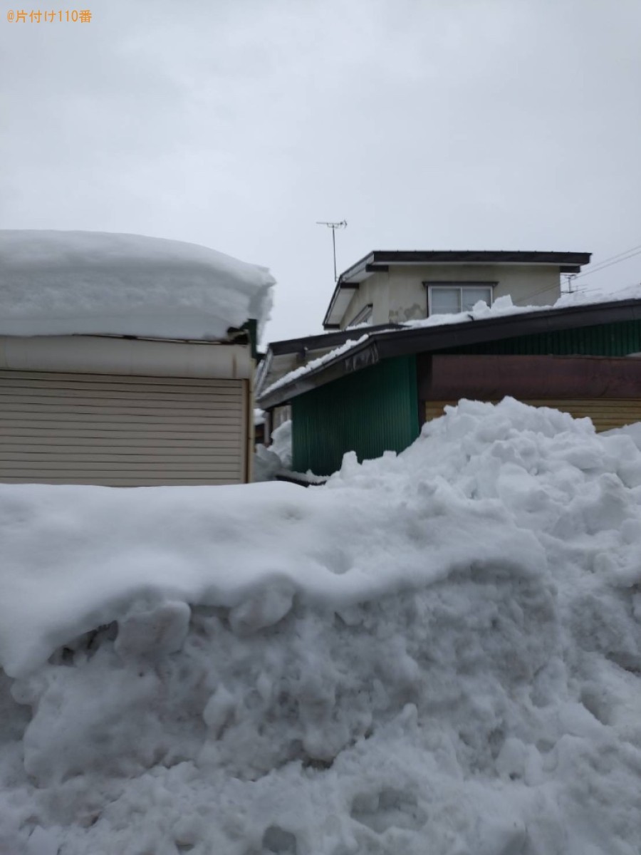 【弘前市】雪対応ご依頼　お客様の声