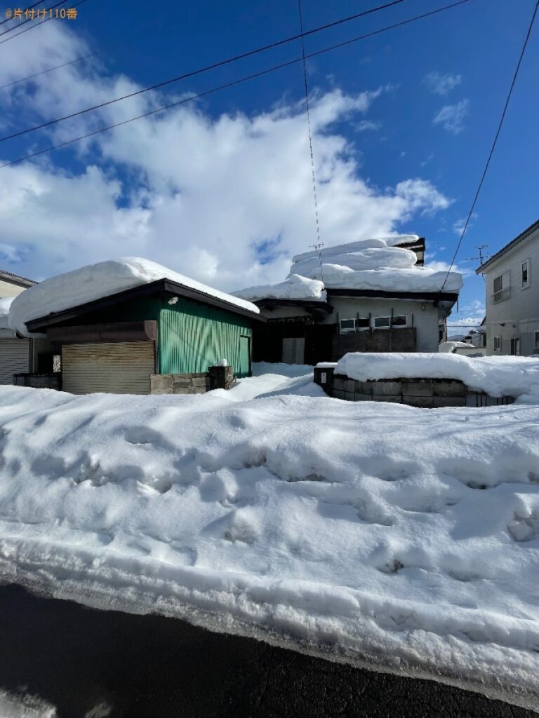 【弘前市】雪対応ご依頼　お客様の声