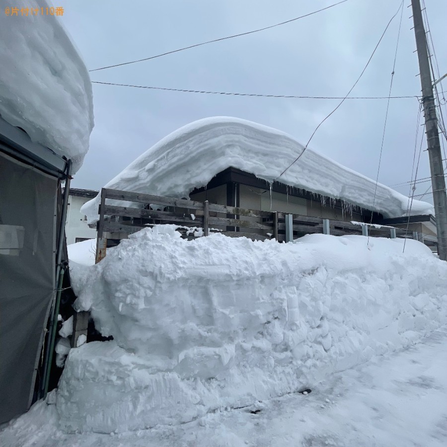 【弘前市】雪対応ご依頼　お客様の声