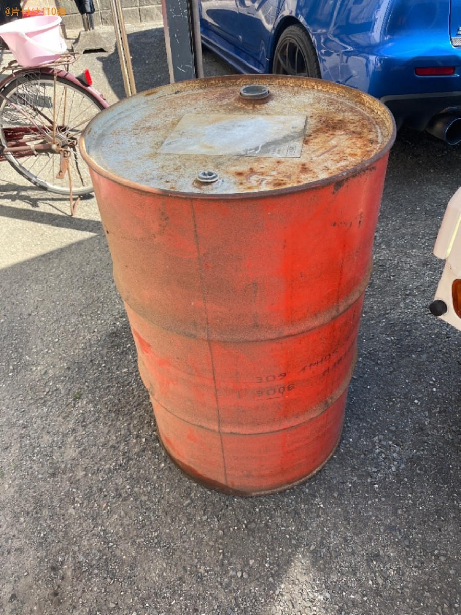 【佐賀市西与賀町】ドラム缶＋屋根瓦の回収ご依頼　お客様の声