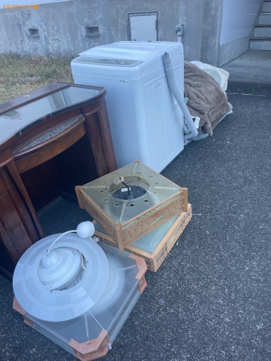 【浜松市】洗濯機、鏡台、照明器具、冷蔵庫、電子レンジ等の回収
