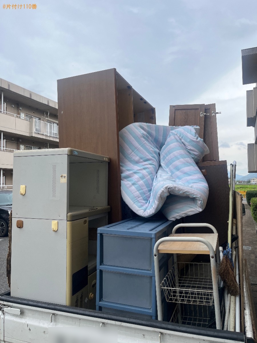【長門市】家庭用エアコン、食器棚、クローゼット、テレビ台等の回収
