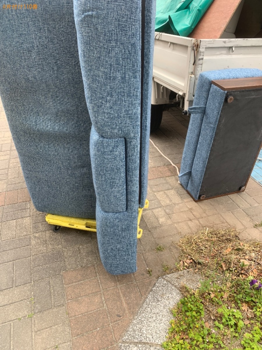 【福岡市中央区】ソファベッドなどの不用品回収ご依頼　お客様の声