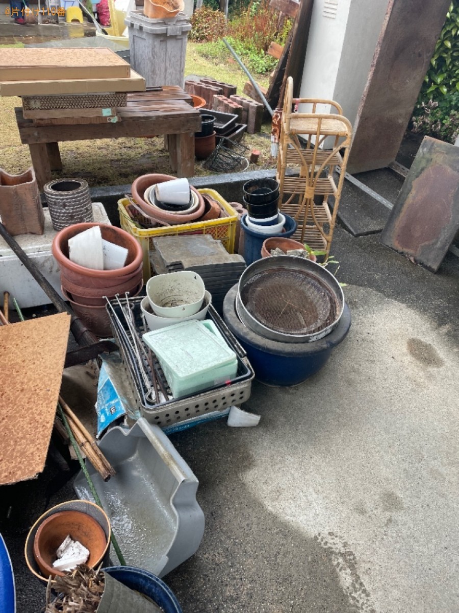 【豊川市美幸町】本棚や植木鉢の回収ご依頼　お客様の声