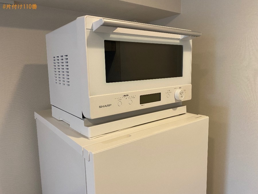 【京都市下京区】電子レンジを冷蔵庫の上に移動させる作業ご依頼