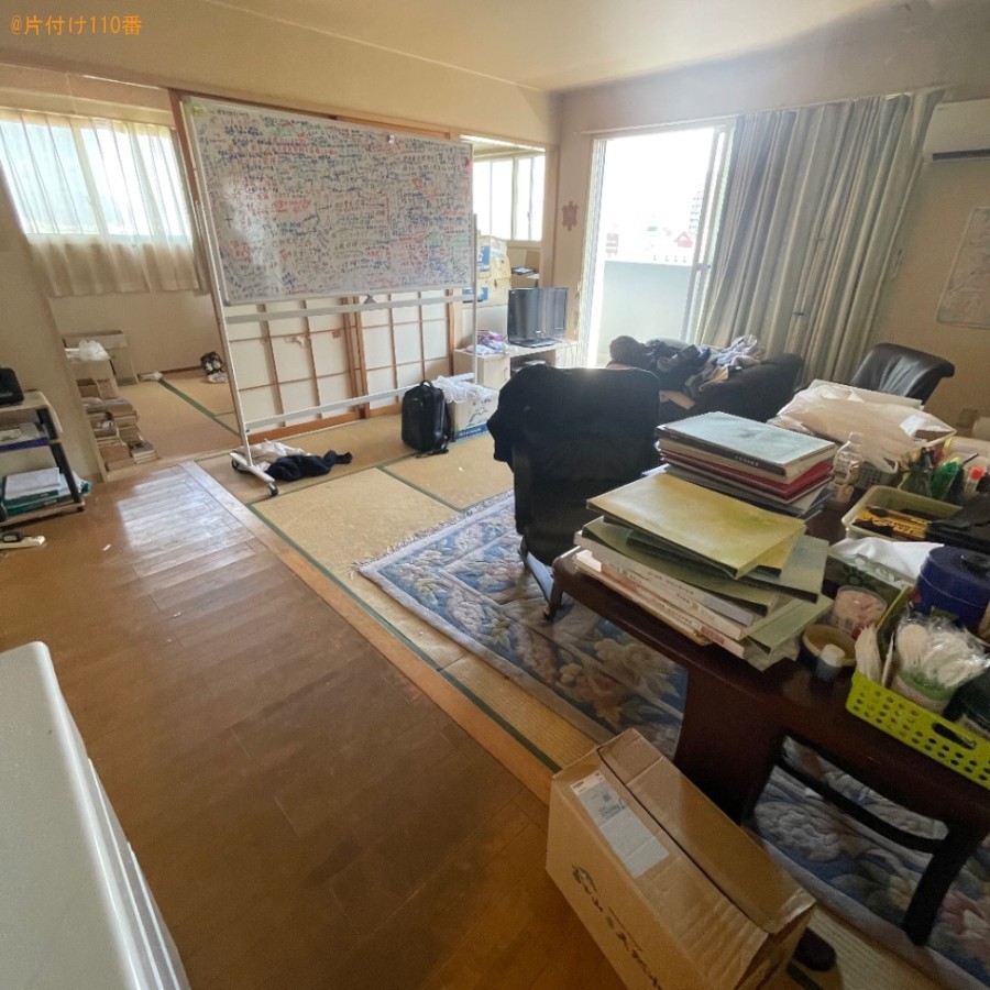 【青森市本町】家財一式（テーブル、椅子、テレビ、雑貨等）の回収