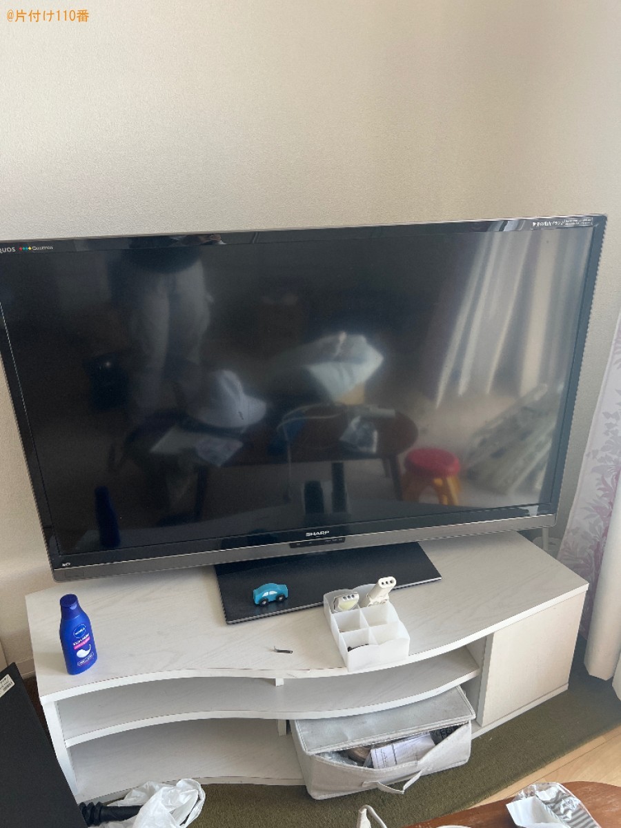 【倉敷市】エアコン、テレビ、冷蔵庫、食器棚の回収・処分ご依頼