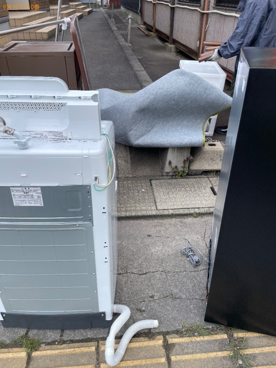 【弘前市】カラーボックス、冷蔵庫、洗濯機、洗濯ラック等の回収