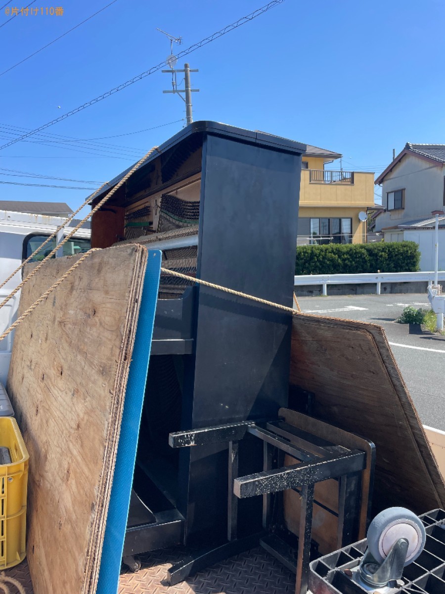 【浜松市浜北区】アップライトピアノの回収・処分ご依頼　お客様の声