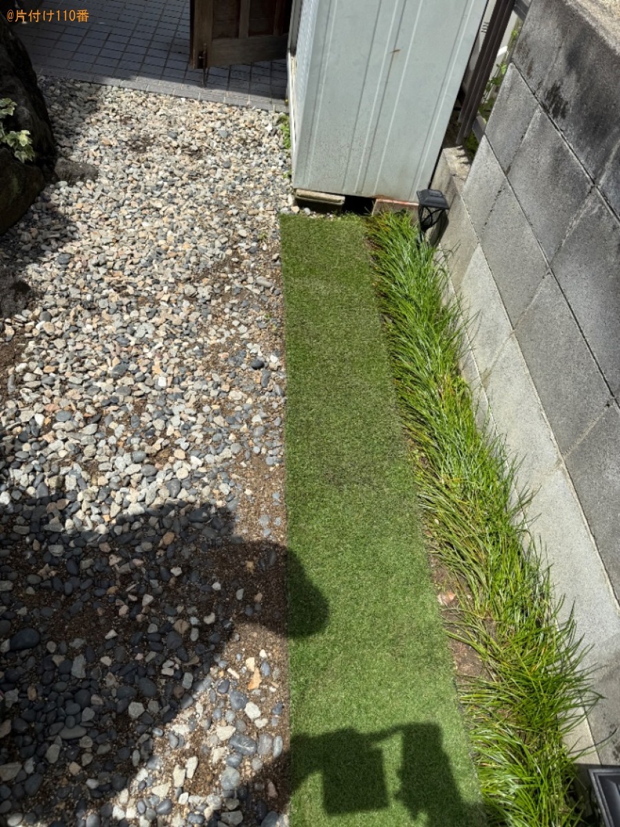 【伊丹市】庭石の回収・処分ご依頼　お客様の声