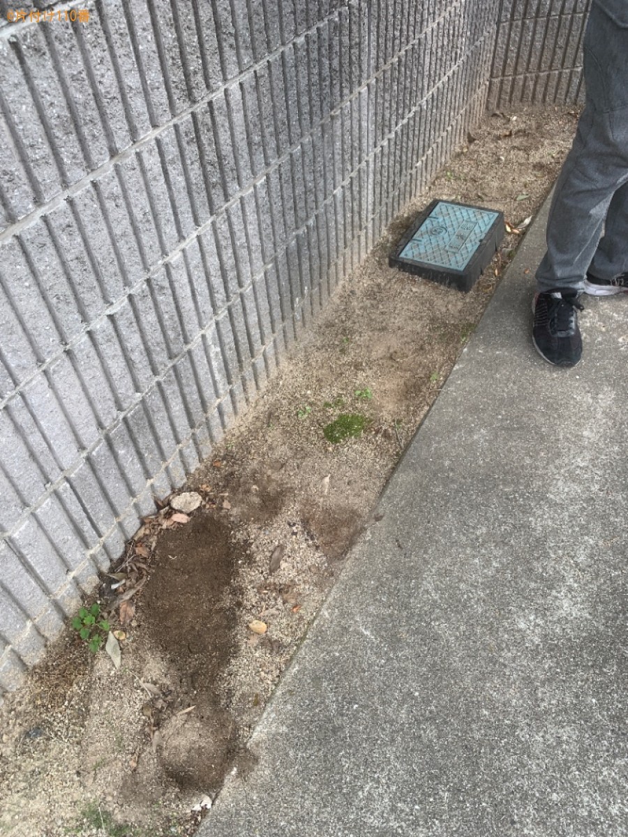【糟屋郡宇美町】庭石の回収・処分ご依頼　お客様の声