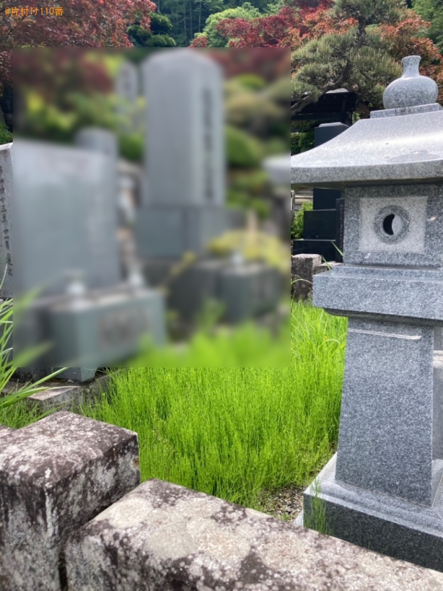 【諏訪市】お墓掃除代行ご依頼　お客様の声