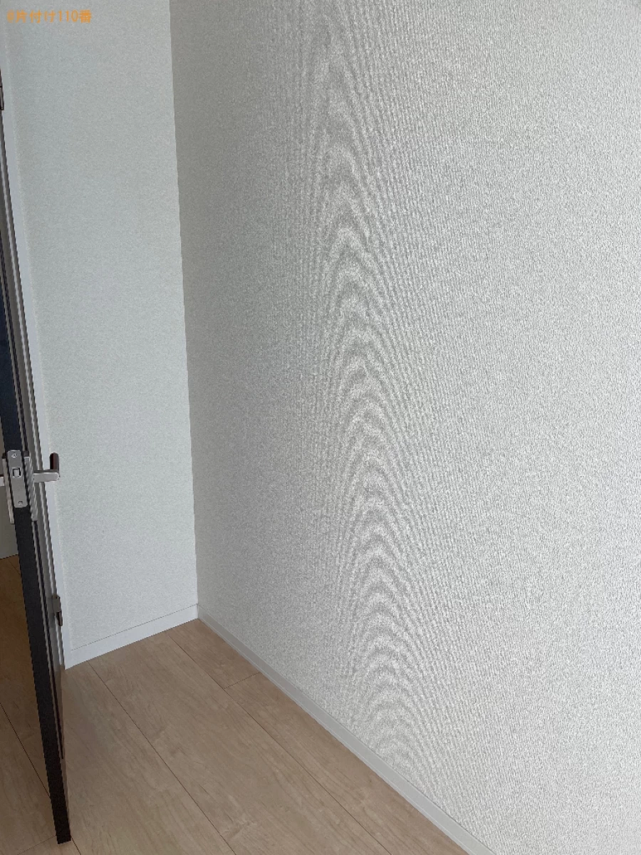 【京都市西京区】マットレス付きシングルベッド、ラック等の回収