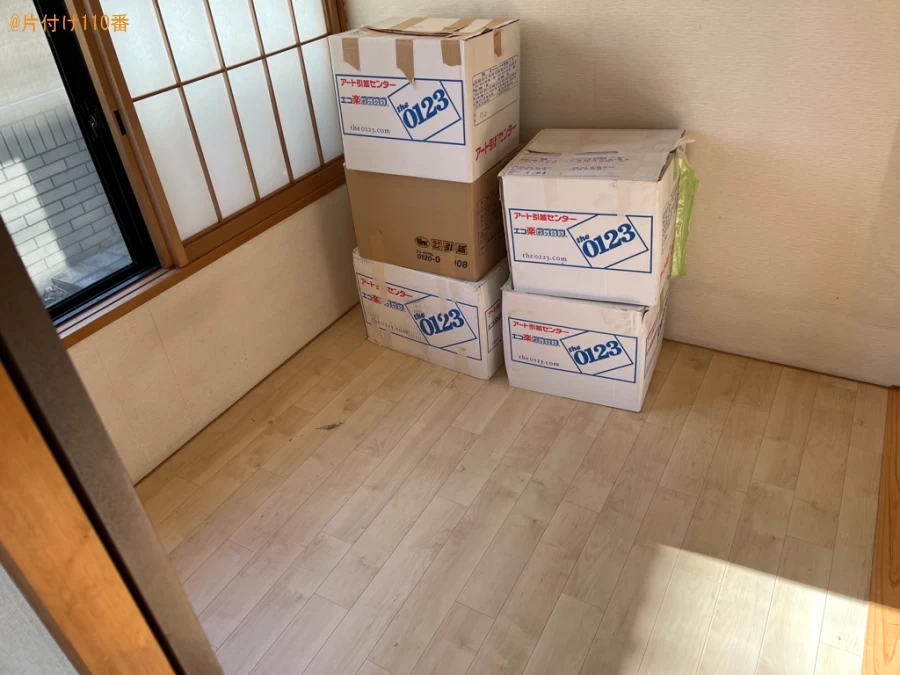 【駿東郡清水町】シングルベッドマットレス、テレビ台、布団等の回収