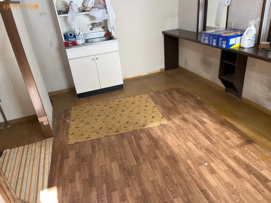 【駿東郡清水町】シングルベッドマットレス、テレビ台、布団等の回収
