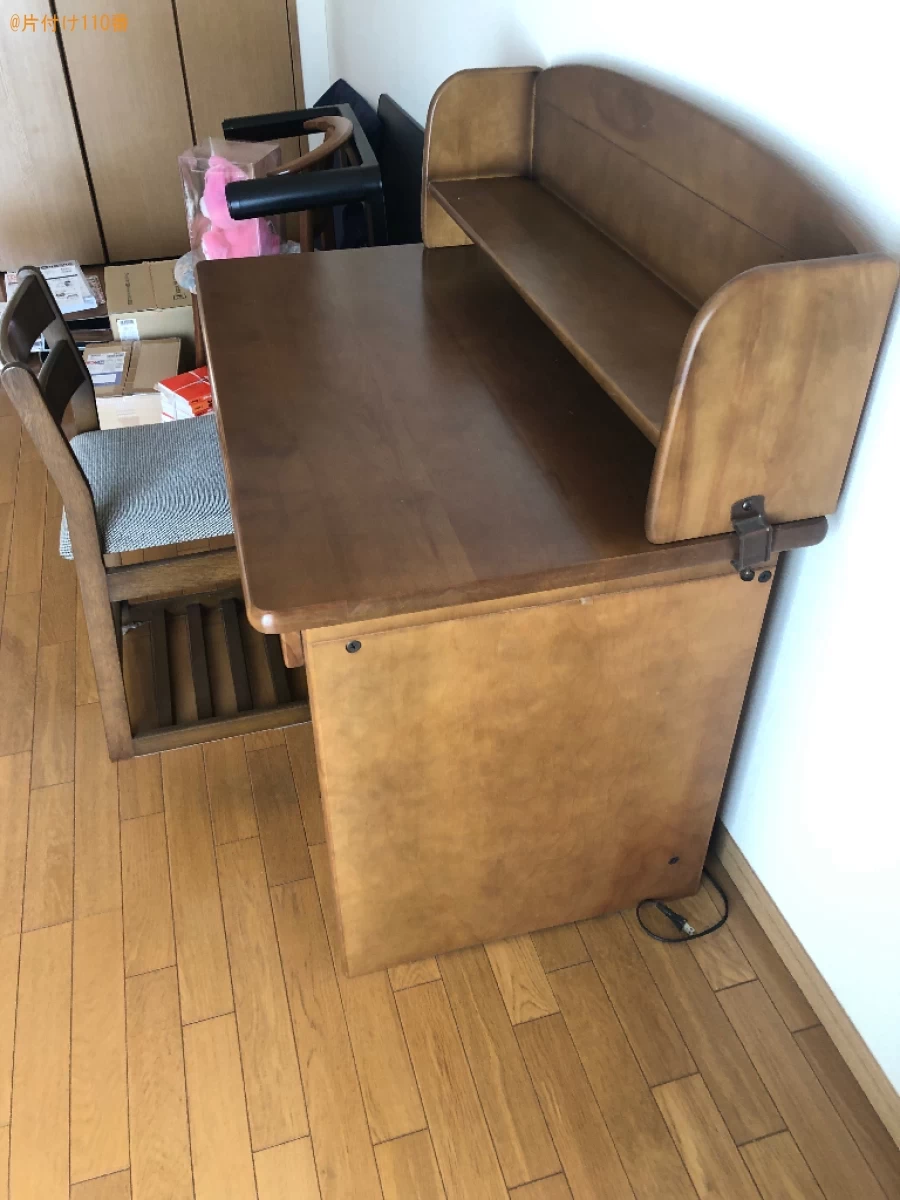 【熊毛郡田布施町】学習机、椅子、本棚の回収・処分ご依頼