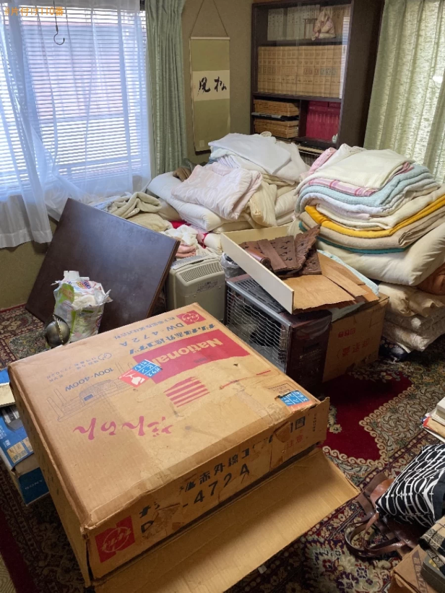 【彦根市尾末町】布団、ストーブ等の回収・処分ご依頼　お客様の声