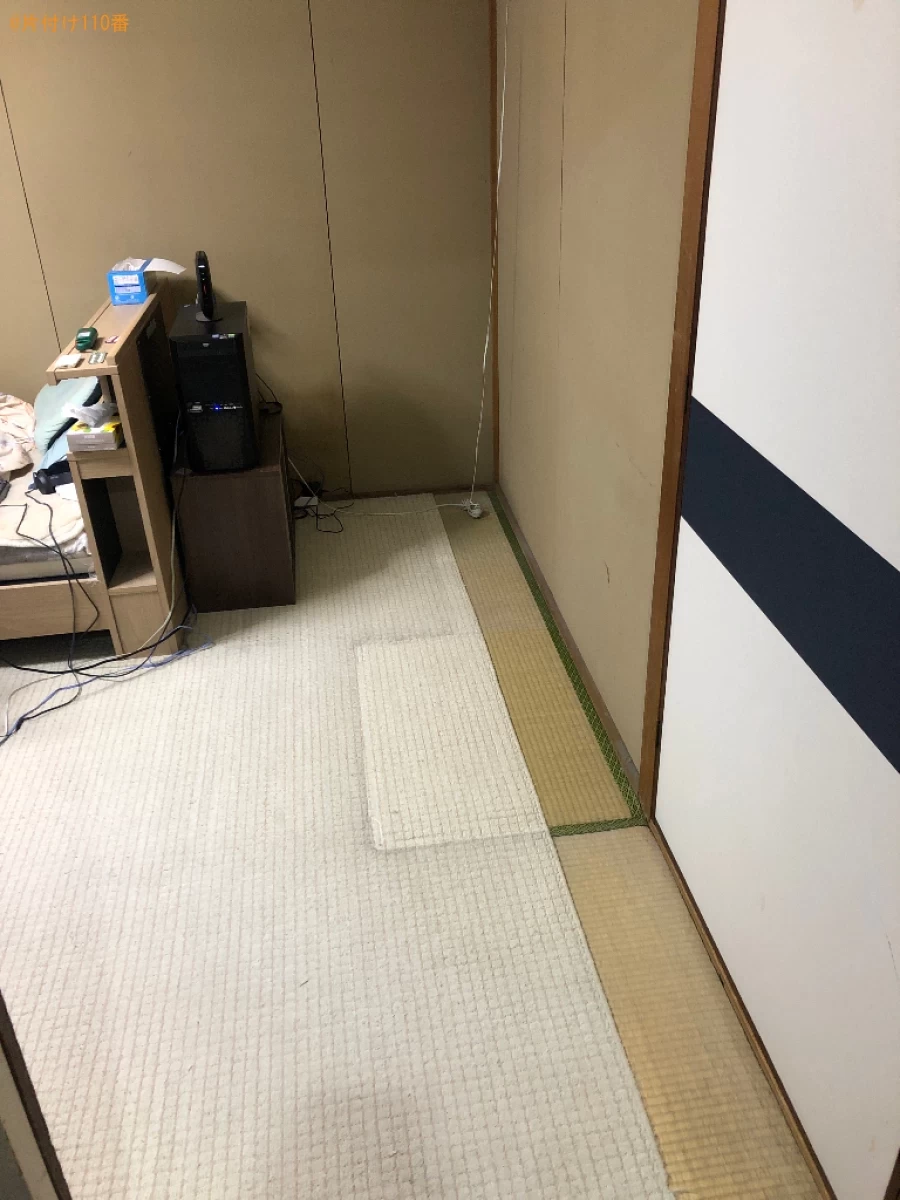 【岩国市南岩国町】婚礼タンス、食器棚の回収・処分ご依頼