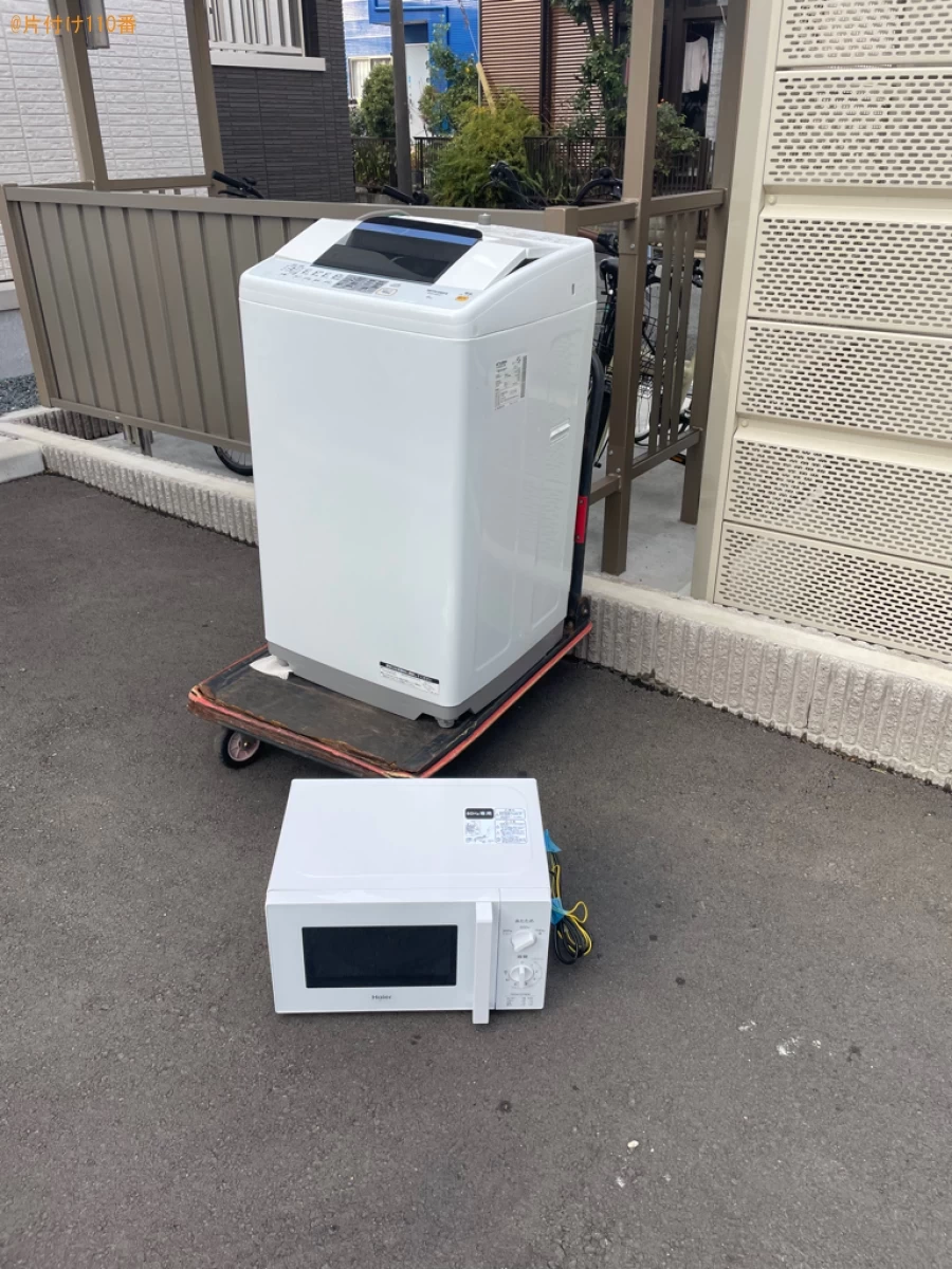 【浜松市中区】洗濯機、電子レンジの回収・処分ご依頼　お客様の声