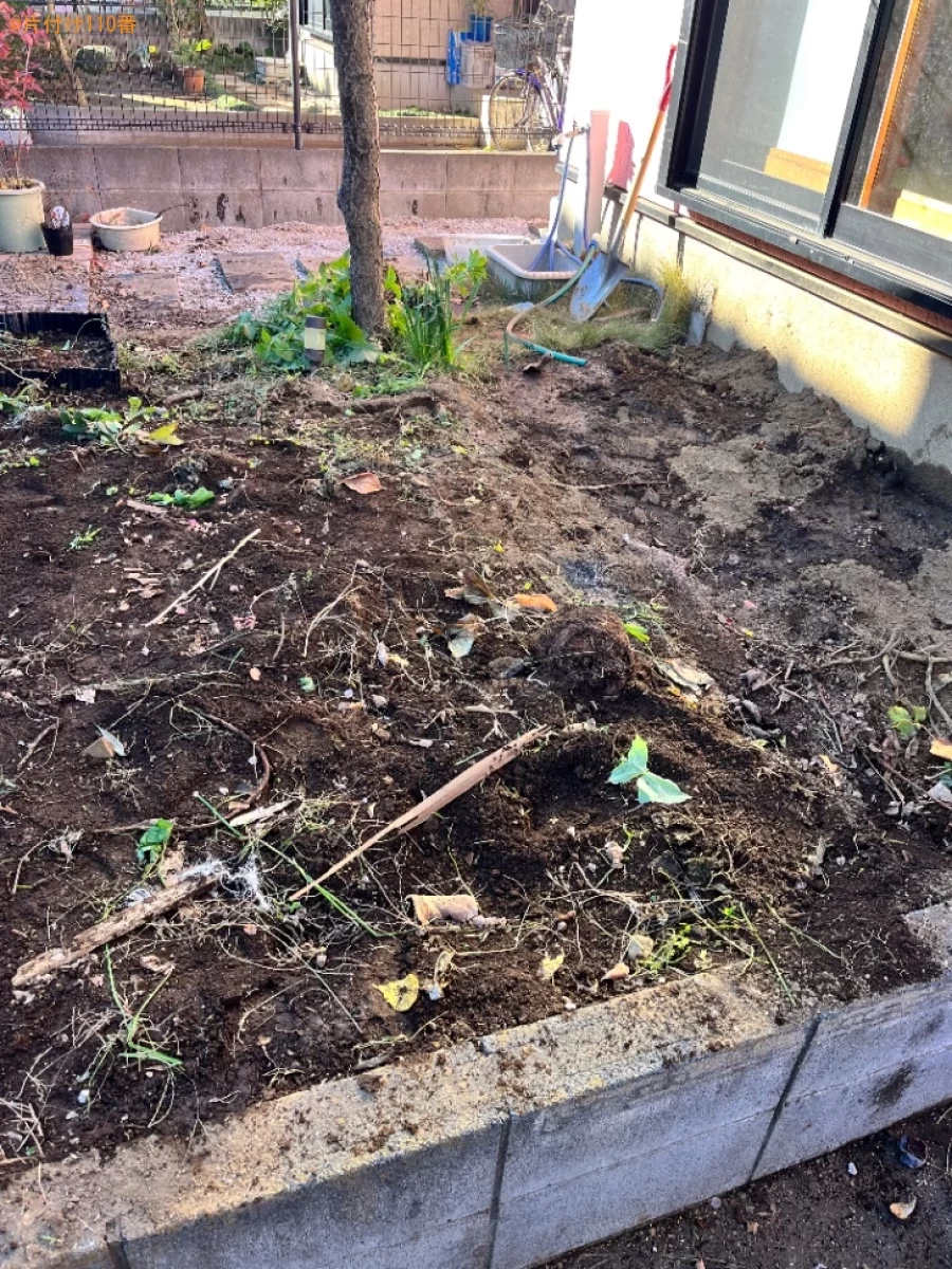 【東村山市諏訪町】コンクリートブロック、植木鉢等の回収・処分