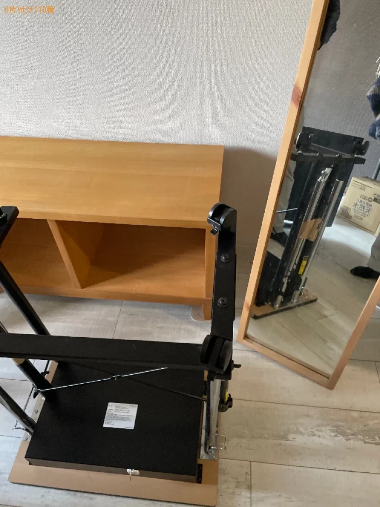【草津市】掃除機、スタンドミラー、テレビ台、電子レンジ等の回収