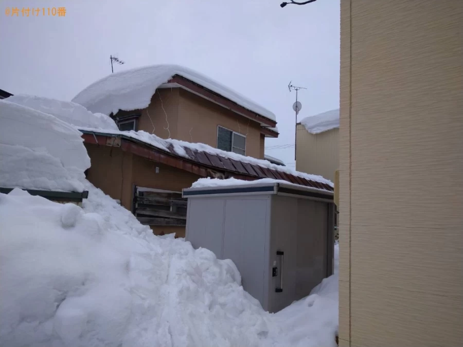 【青森市】空き家の屋根の雪下ろし作業ご依頼　お客様の声