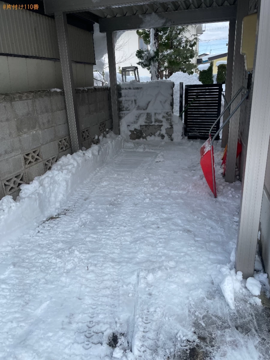 【弘前市】雪下ろし作業ご依頼　お客様の声