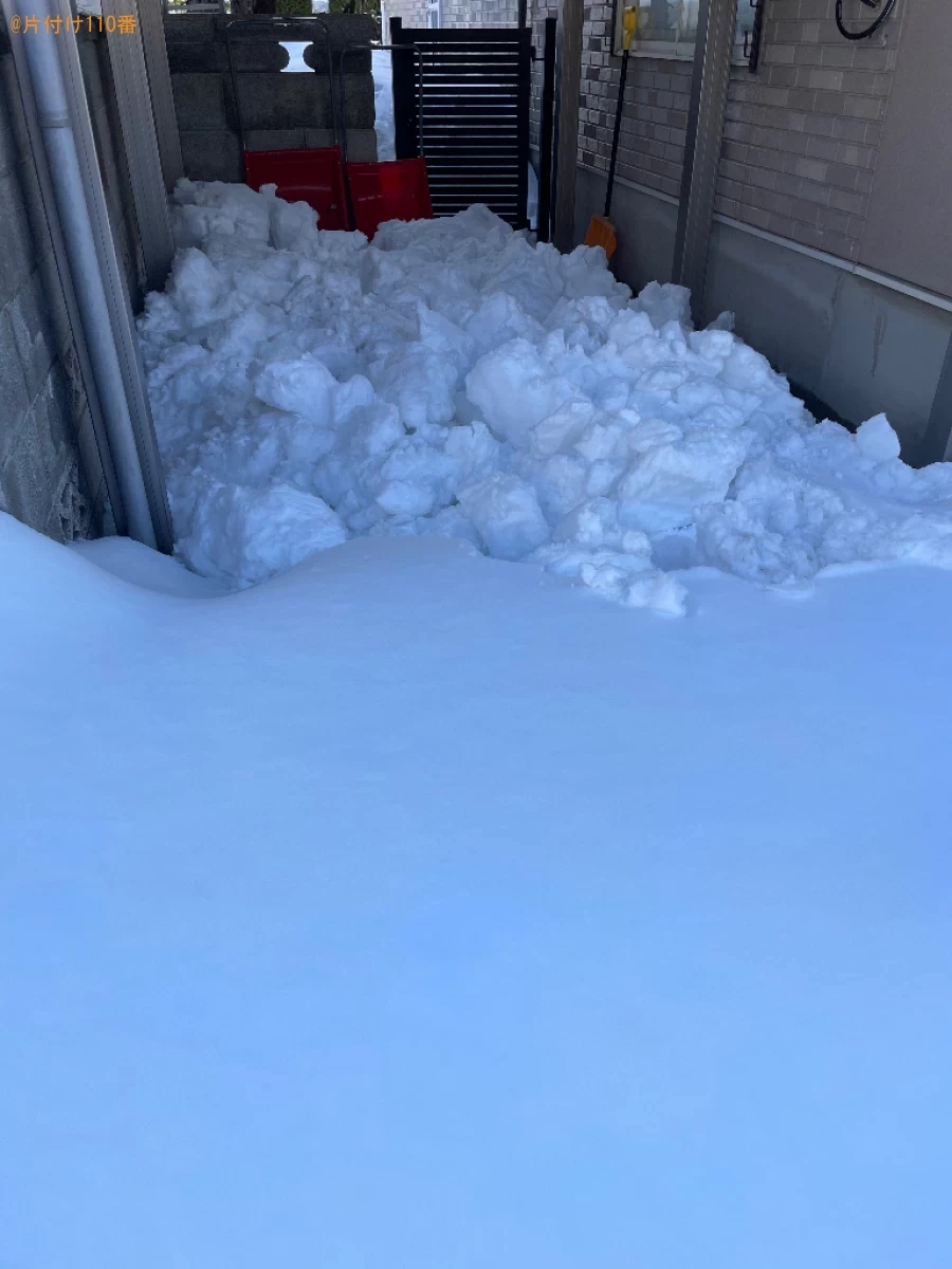 【弘前市】雪下ろし作業ご依頼　お客様の声