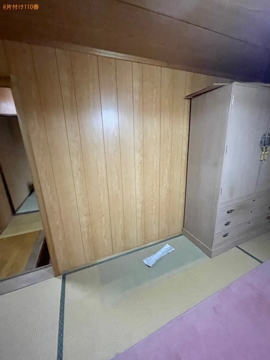 【倉敷市】婚礼タンスの回収・処分ご依頼　お客様の声