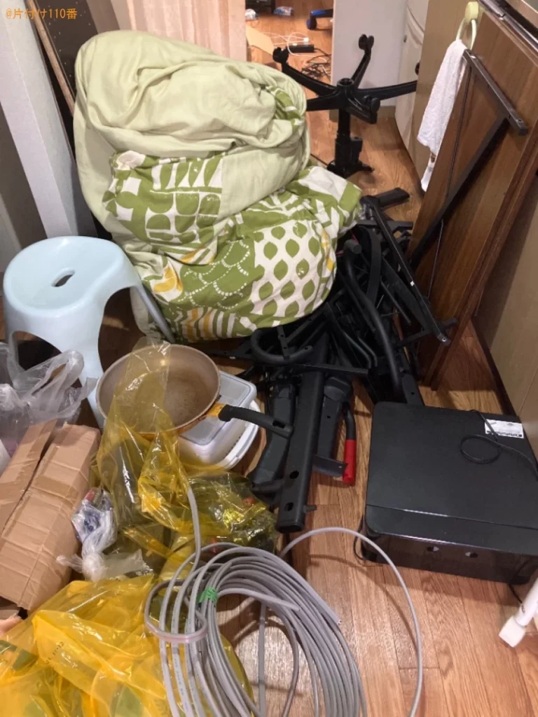 【岡山市東区】椅子、PCデスク、健康器具、プリンター等の回収
