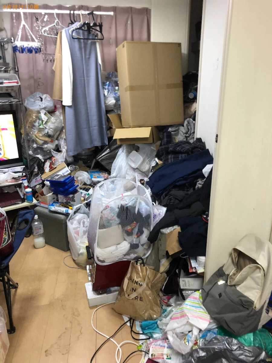 【京都郡】冷蔵庫、洗濯機、椅子、布団等の回収とハウスクリーニング
