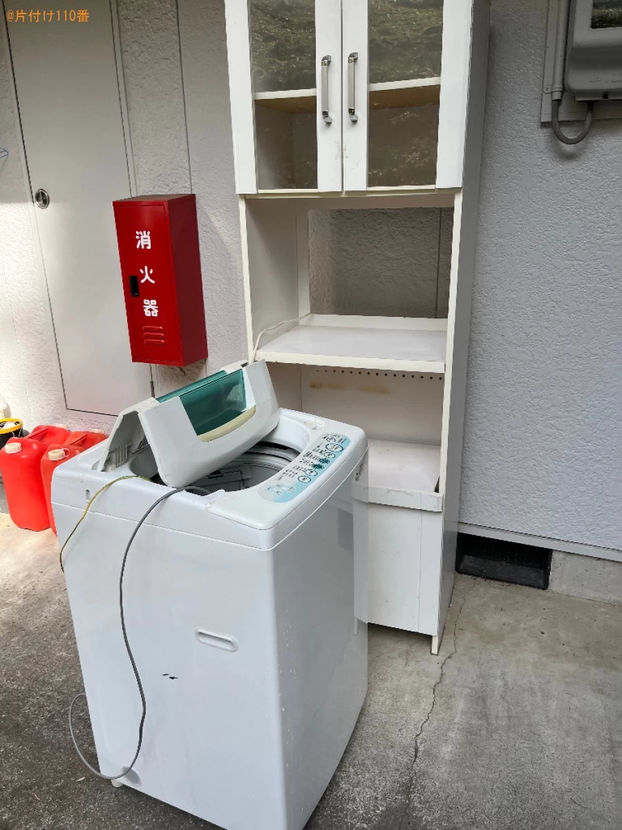 【木曽郡王滝村】冷蔵庫、洗濯機、食器棚、電子レンジ等の回収・処分