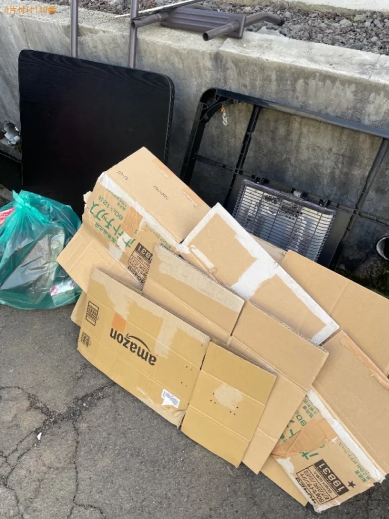 【弘前市寒沢町】シングルベッドマットレス、こたつ等の回収・処分