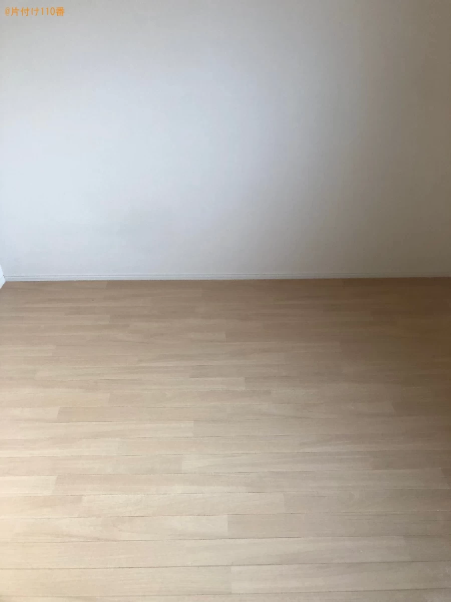 【直方市】マットレス付きセミダブルベッドの回収・処分ご依頼