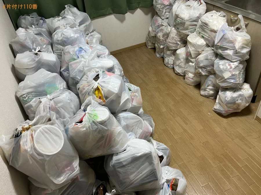 【薩摩川内市高城町】ごみ屋敷化した家の片付け、引っ越しごみの回収